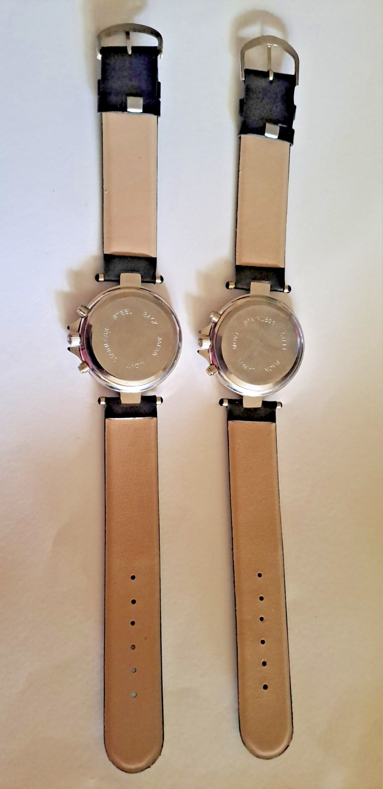 Pierre Rolande Mens Watch Set x2 Moon Phase Day Date Multi Dial Working Unworn