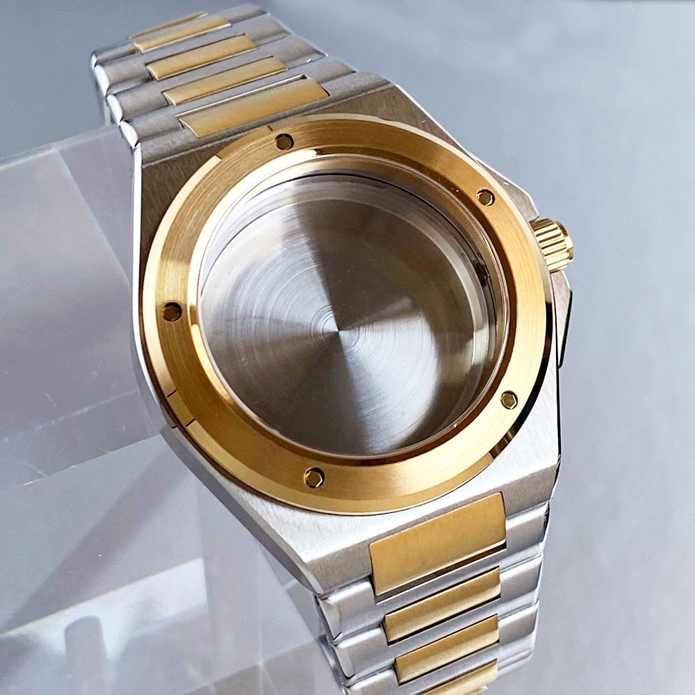 40mm Steel Case Fit for Engineer NH35 ETA2824 PT MenWatch Parts Sapphire Crystal