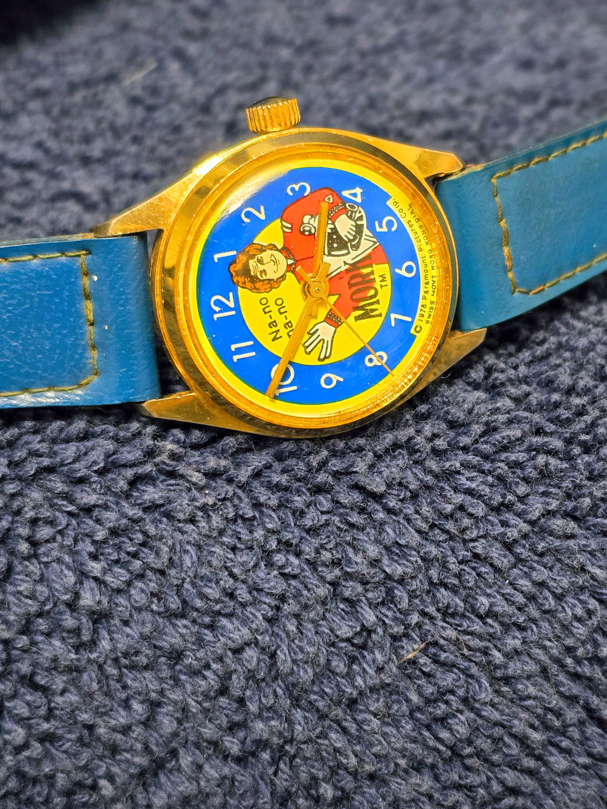 Vintage 100% All ORIGINAL MORK (Robin Williams) character watch Serviced & Runs