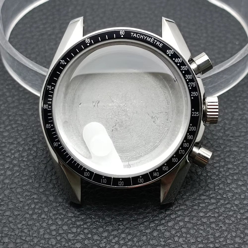 39.7Mm Men’S Watches Metal Case FIT VK63 Movement Case Watch Accessories Watch P