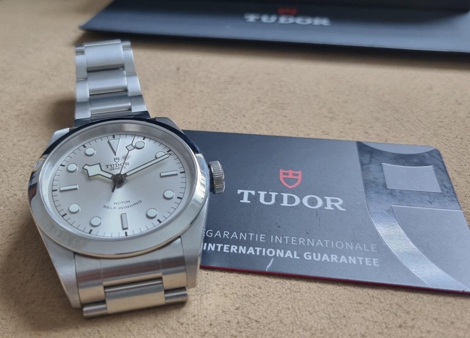 2022 Tudor Black Bay 41 79540 Steel Silver Dial Automatic Bracelet Box And Card