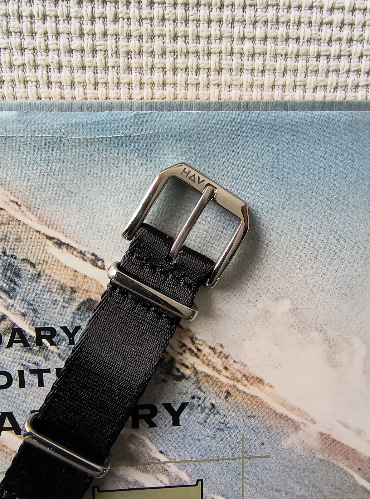 Haveston Parade Series – Black No. 1 – One-Piece Watch Strap – 18mm