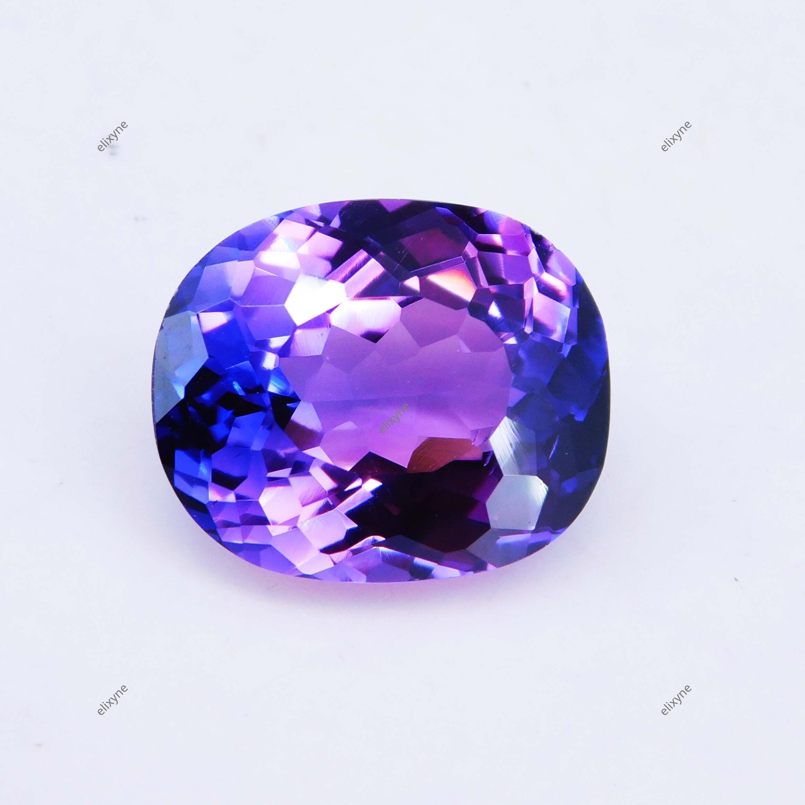 15.90 Ct Natural Boysenberry Sapphire Cushion Certified Loose Gemstone