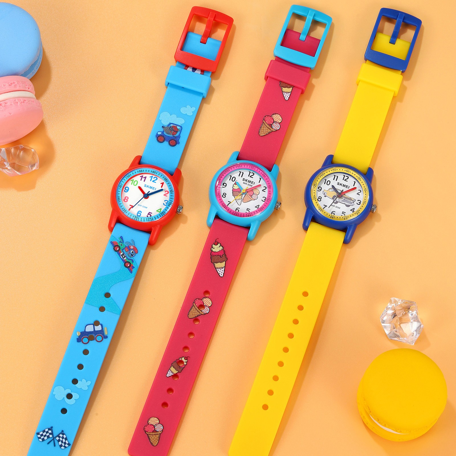 2157 Cartoon Children’s Watch 50 Meter Waterproof Cartoon Printed LDMZ