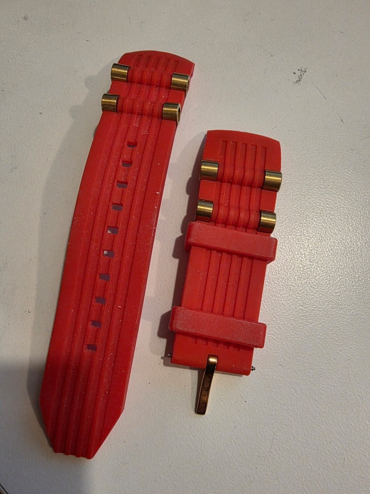 RARE Invicta Marvel Tony Spark 26796 Red Silicone Watch Strap 26mm