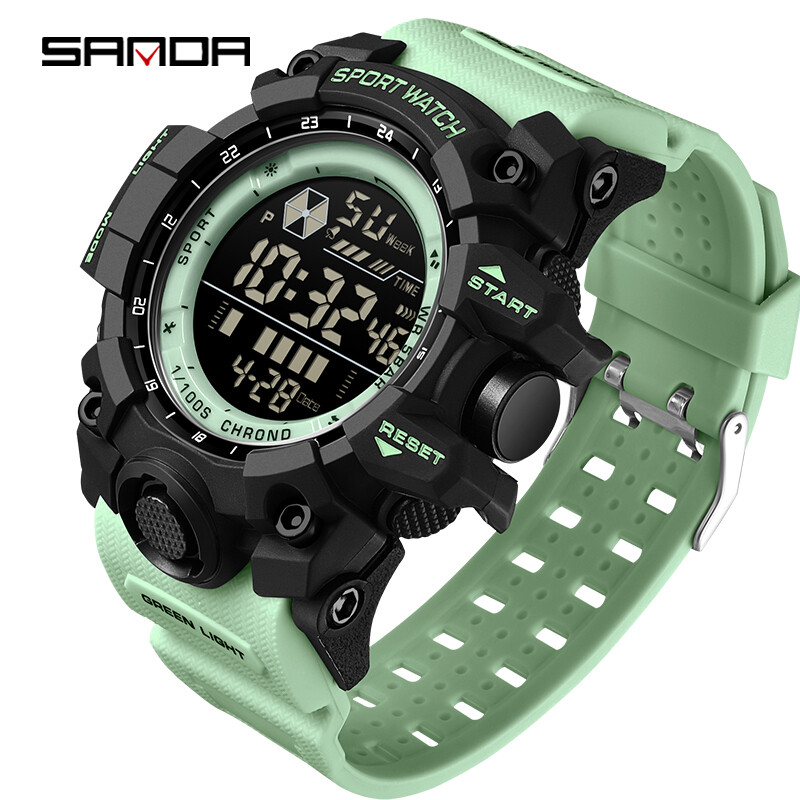 🔥 Men’s Outdoor Sport Watch ⌚ Waterproof LED Analog-Digital | Big Dial Gift 🎁.