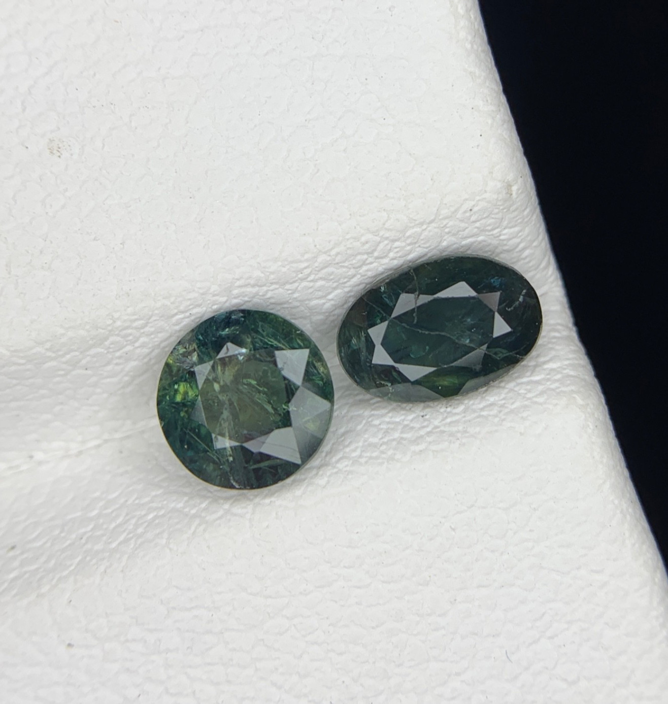 Natural Parti Sapphire Lot 2.20 Ct Madagascar Oval Round Untreated Gems