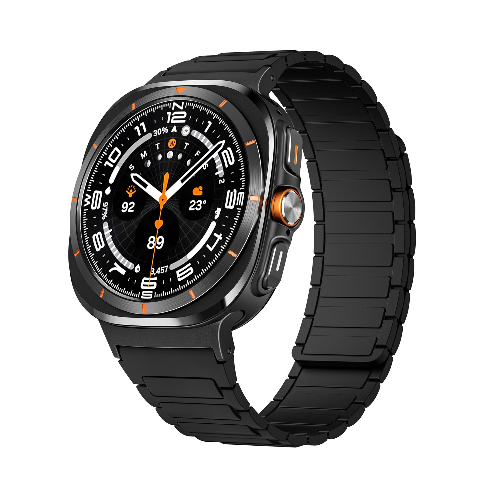 Fits Samsung GalaxyWatch Ultra 47mm Silicone Watch Strap 47mm Soft Flexible Band