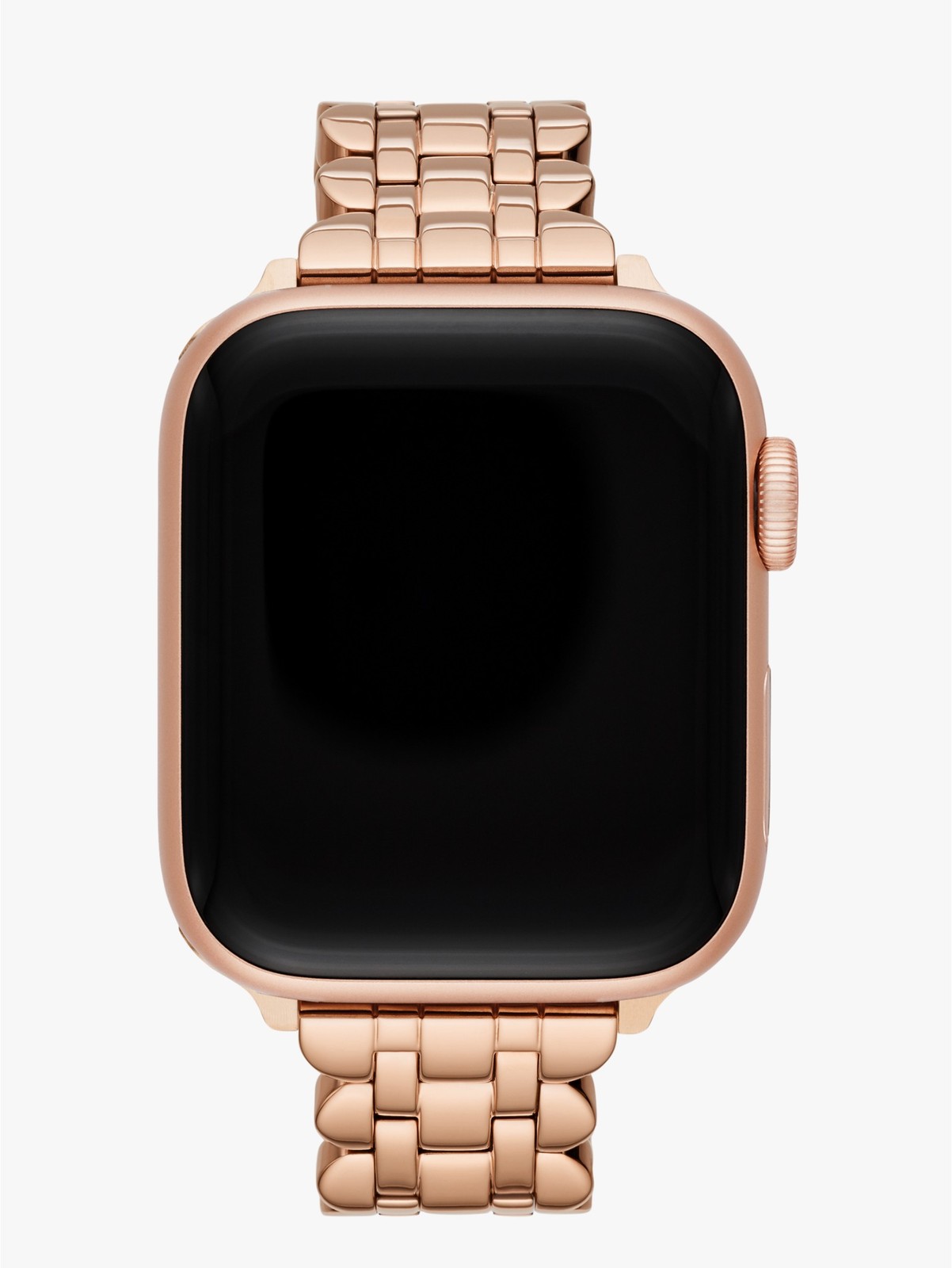 Kate Spade New York Rose Gold Stainless Steel Band Apple Watch 42 44 45 KSS0121