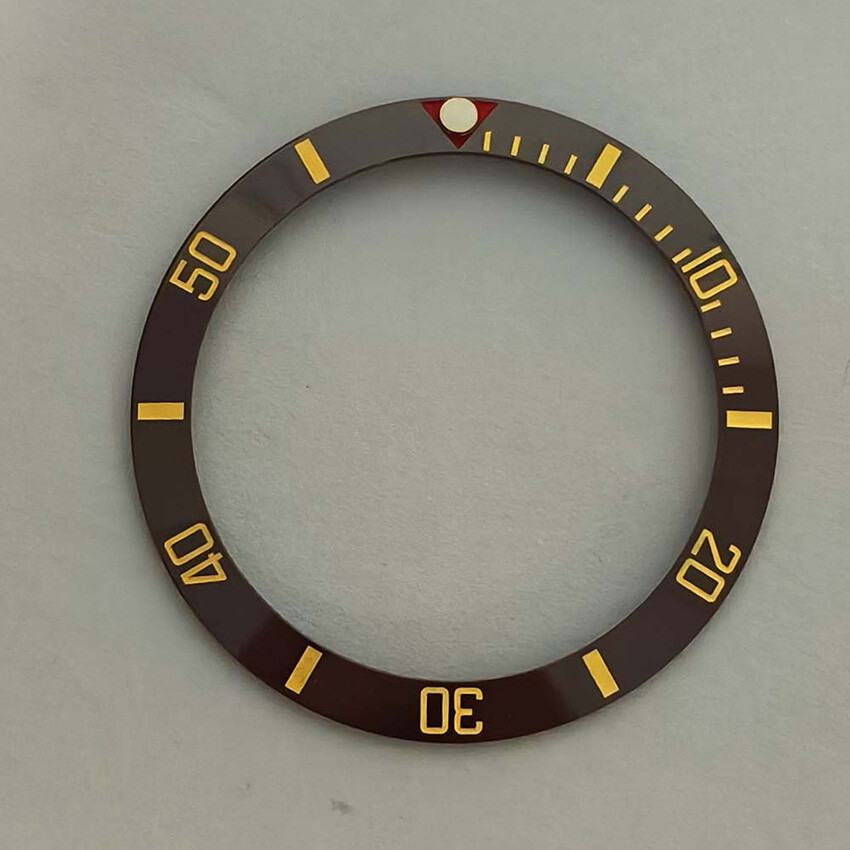 Beveled Outside Diameter 38MM Inside Diameter 30.5MM Ceramic SUB Watch Bezel