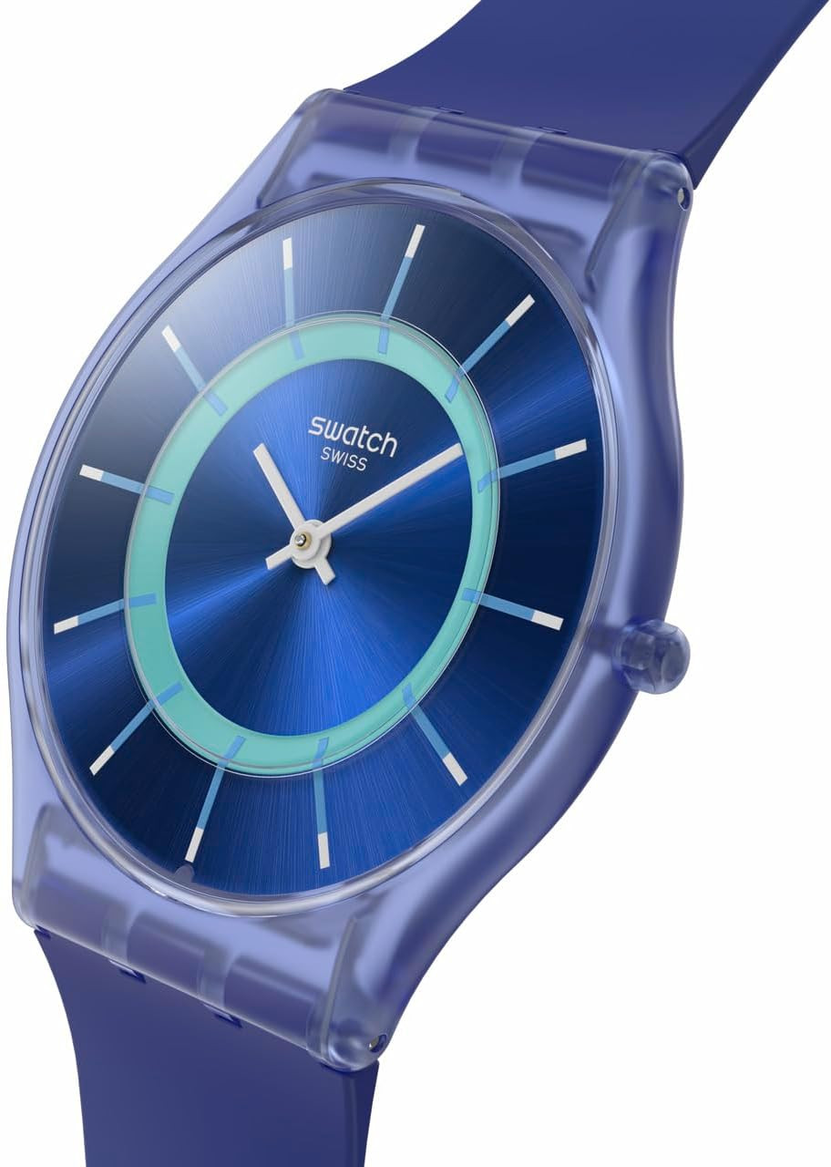 Unisex Waterproof Blue Quartz Watch – Jammy Grape Dream Style
