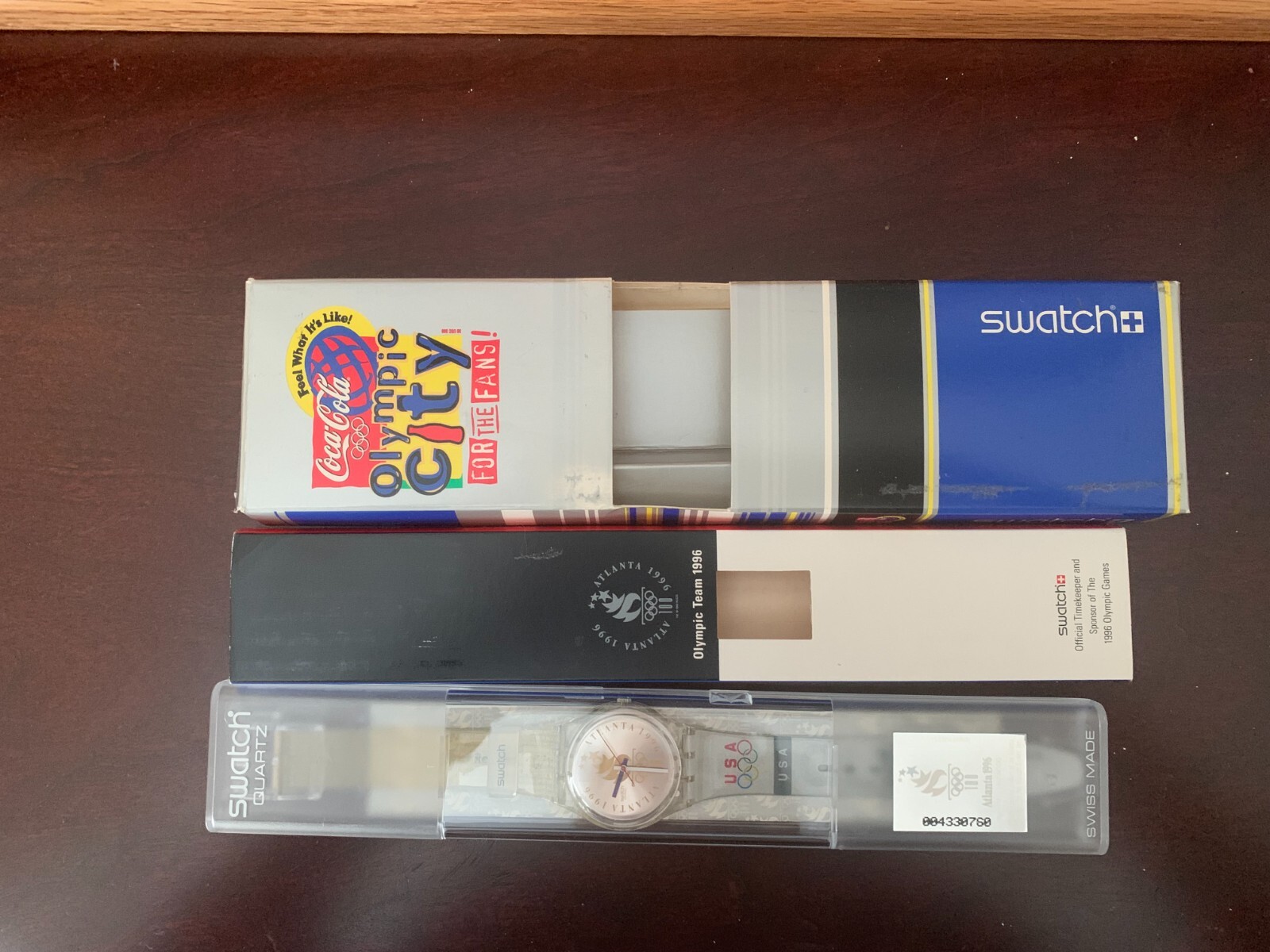 SWATCH -Vintage Watch 1996 Atlanta USA Olympics Team – New Never Opened