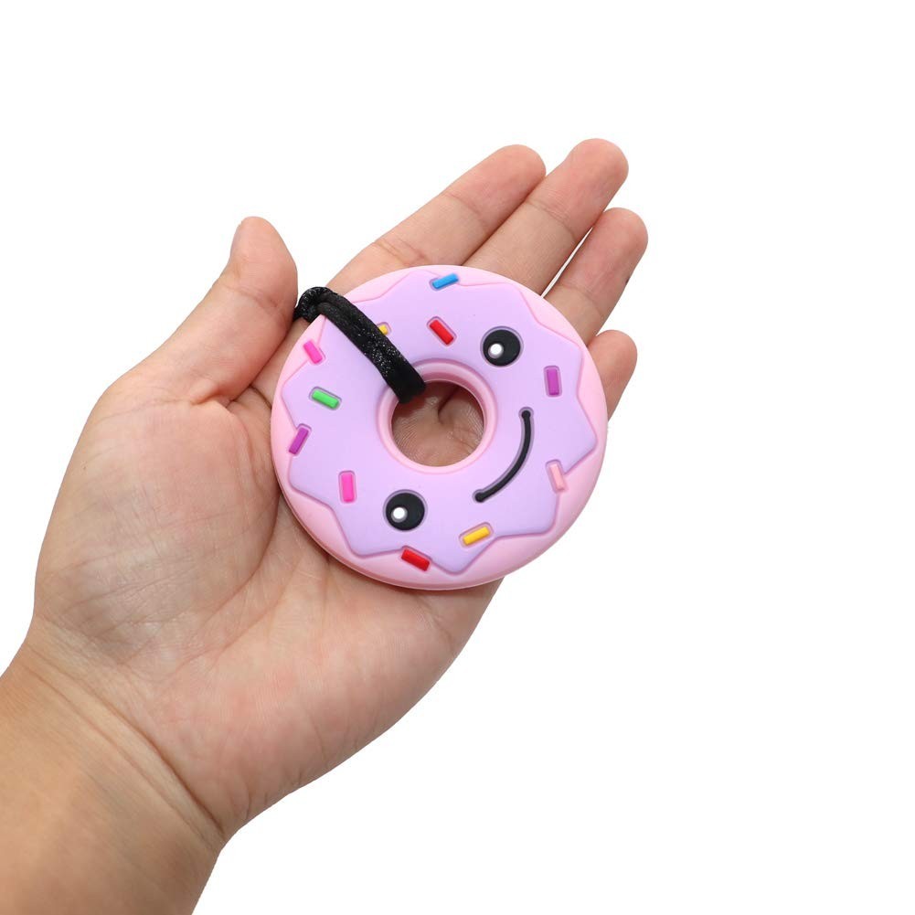 Versatile Donut Shaped Chew Necklace for Anxiety Relief – Perfect for All Ages