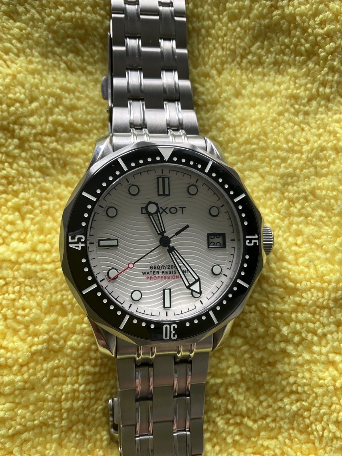 MINT DUXOT Henri Diver Stainless 41 mmJapanese Automatic Wave Dial DX -2060-77