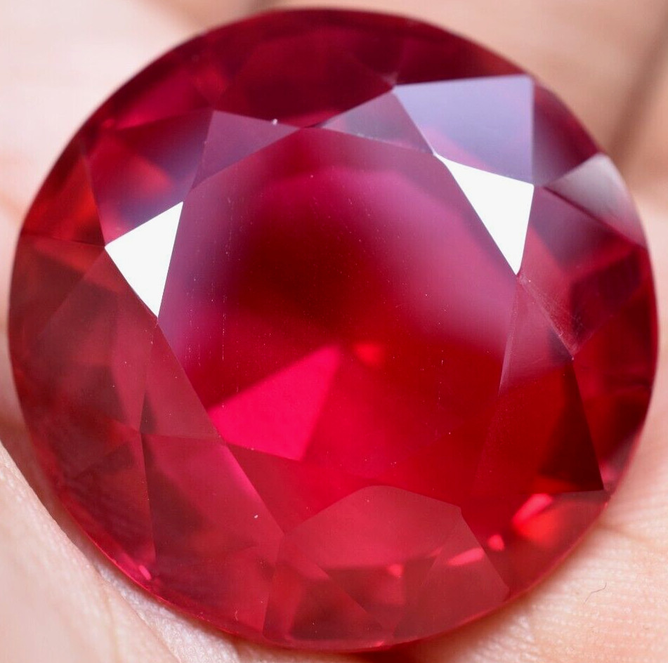 Natural 85.60 Ct Mogok Huge Pink Ruby Sparkling GGL Certified Loose Gemstone