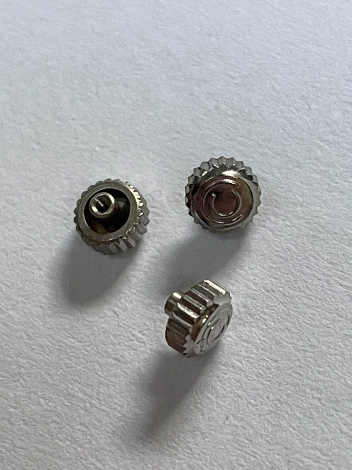 Original Silver Colored Certina Crown 4.00 Dia 2.00 High Stem 0.9mm 2.0-2.5 Tube