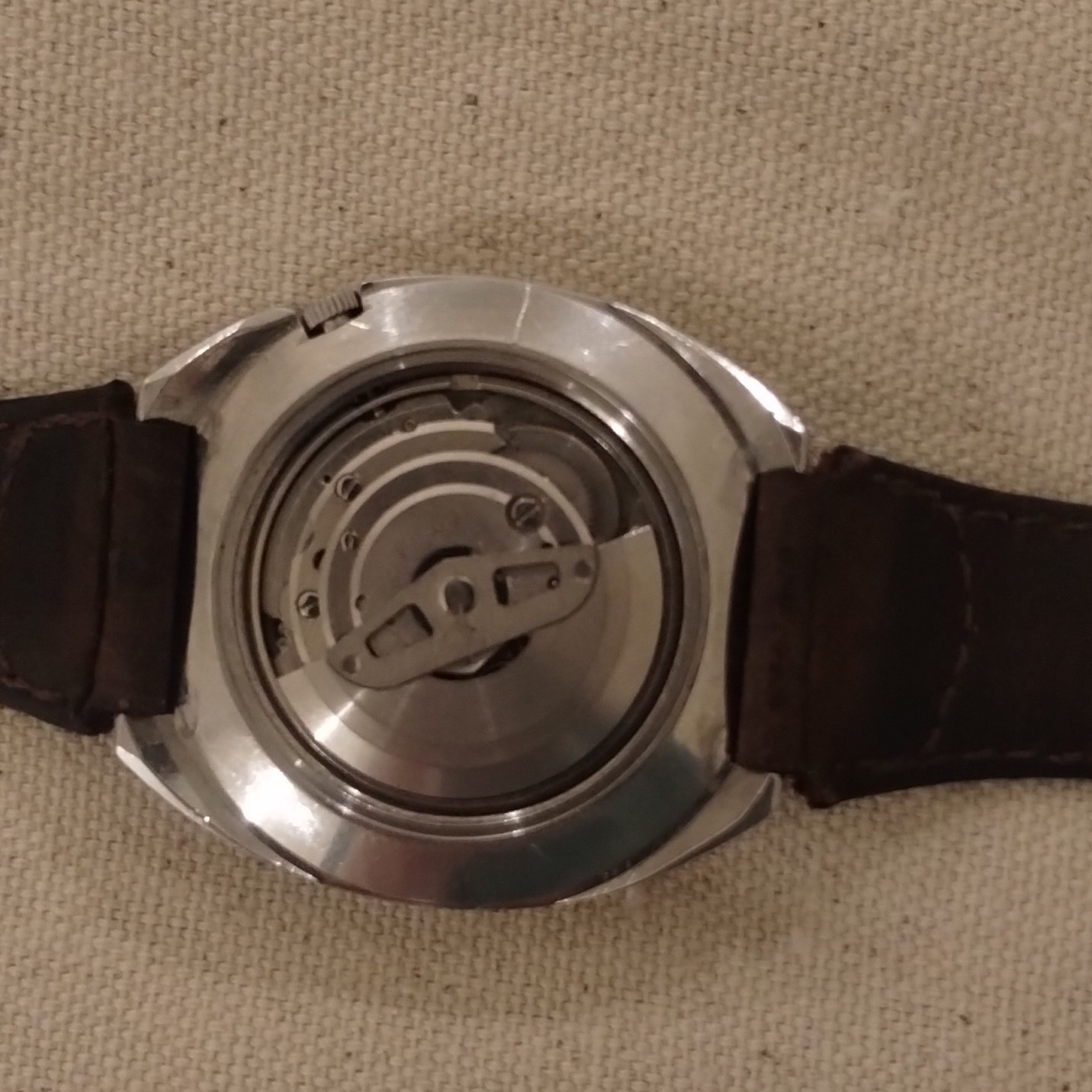 Vintage Seiko 6106-7117 Rally Diver Automatic Men’s Wristwatch Silver Dial