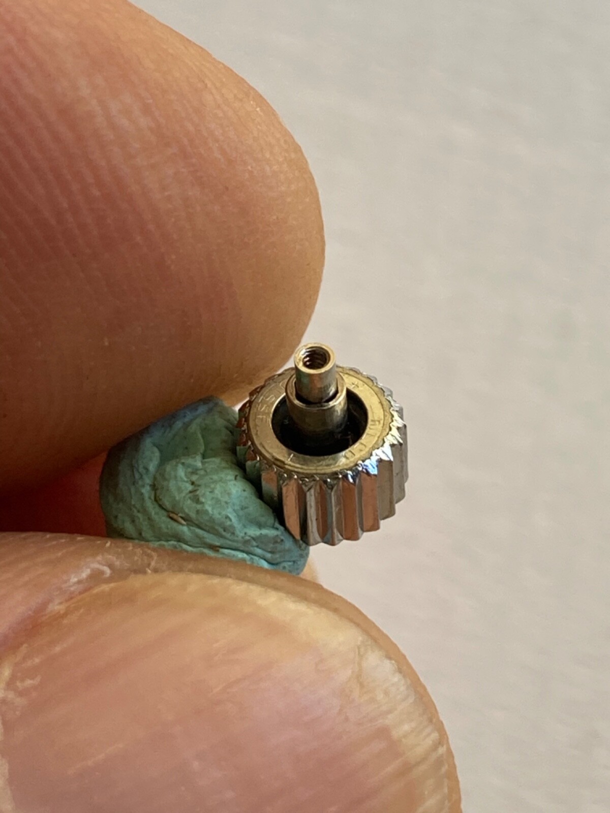 Zenith 5.5mm Steel Screw Down Crown VINTAGE N.O.S.