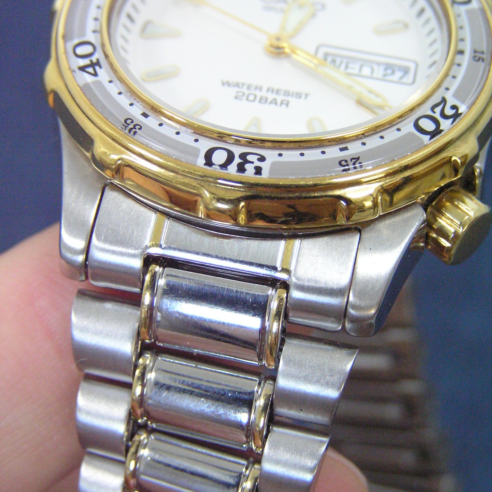 CASIO MARLIN MD-715 90s Retro Dive Watch Rare Japan Imported 200m Silver Quartz