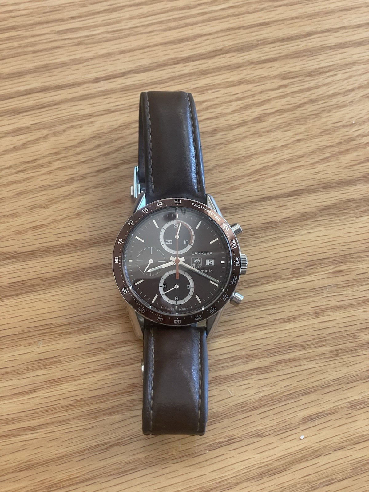 TAG Heuer Carrera Brown Men’s Watch – CV2013