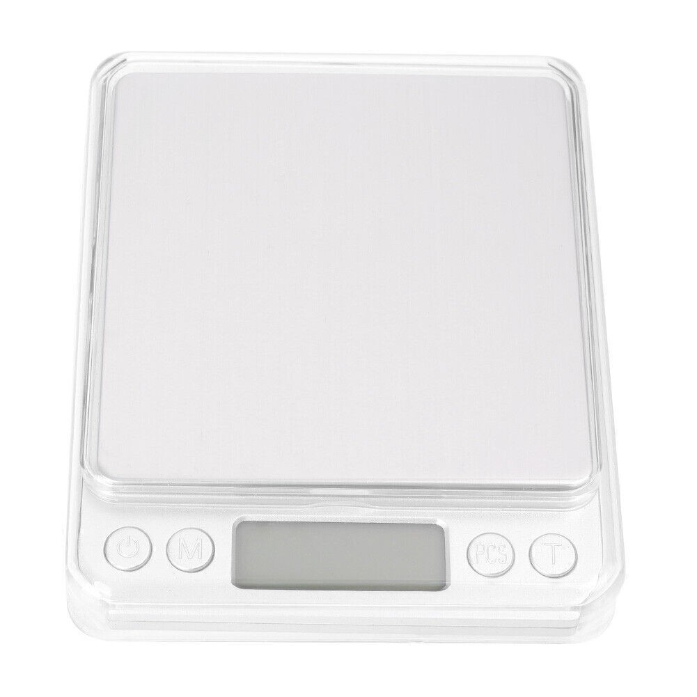 Electronic Balance Digital Pocket Scale Jewelry Weight w/ 2pc tray3000g x 0.01g