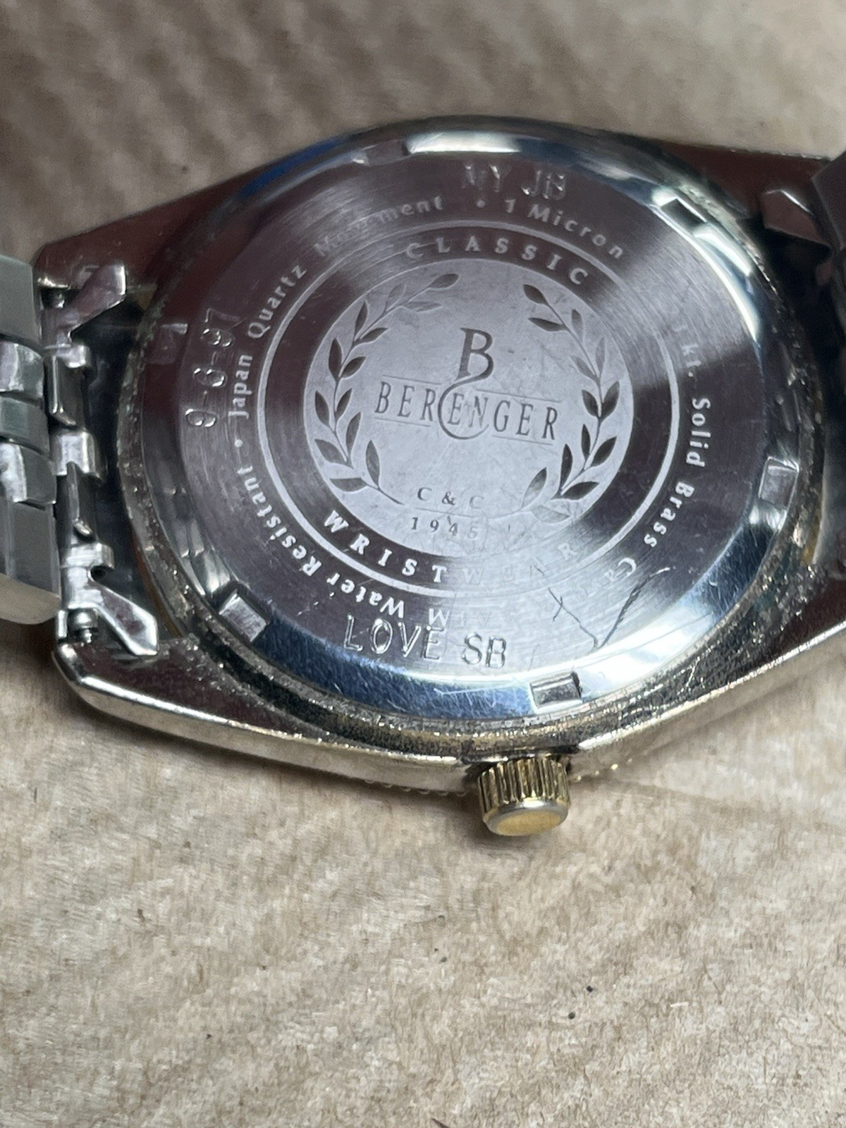 Vintage Berenger Moon Phase Watch