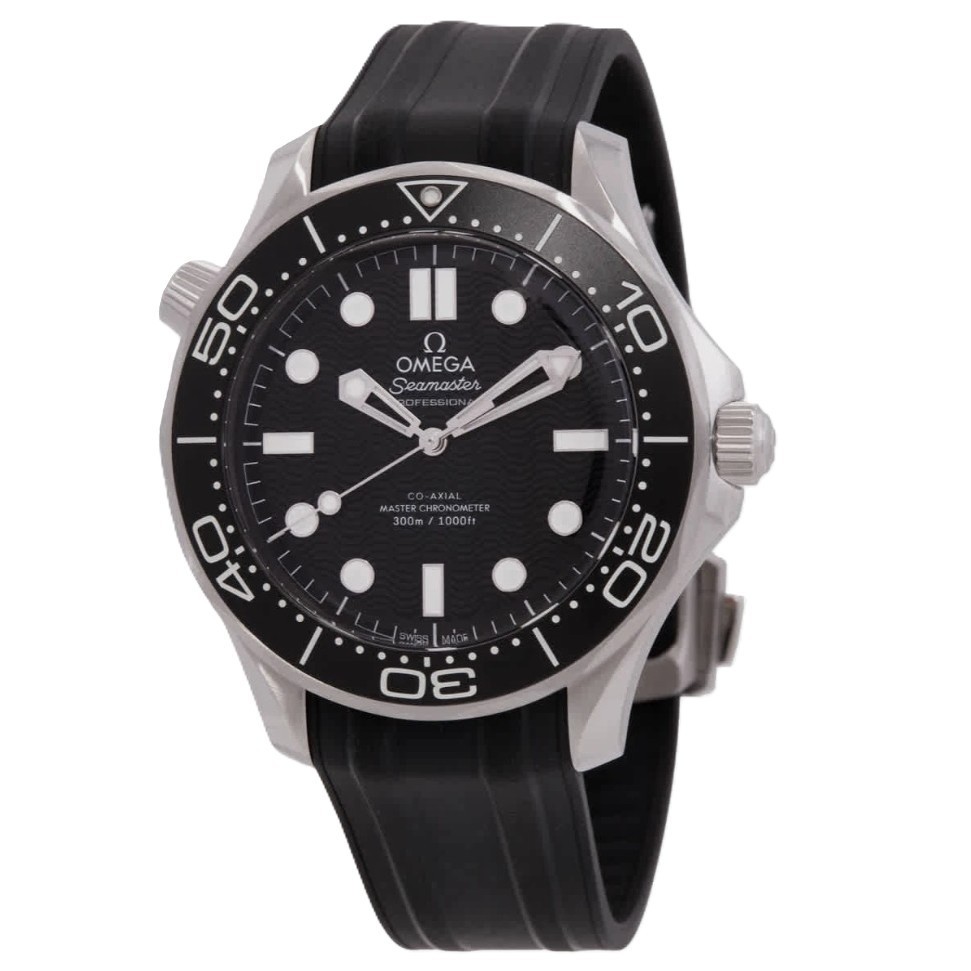Omega Seamaster Diver 42mm Black Dial Black Rubber Strap 210.32.42.20.01.003