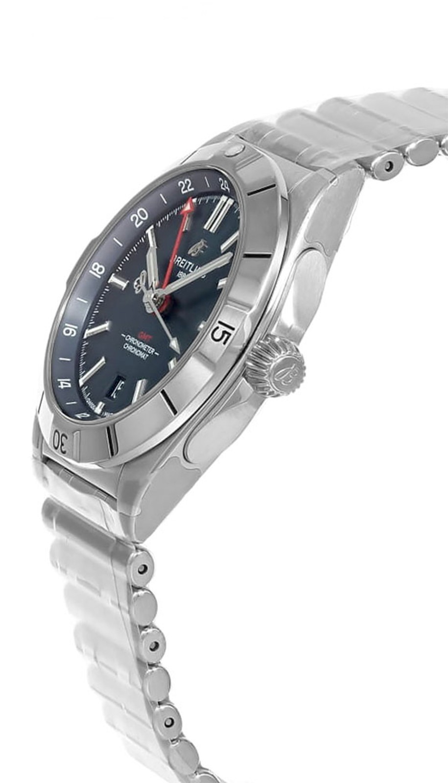 Breitling Chronomat Automatic GMT SS 40mm Blue Dial Men’s Watch A32398101C1A1