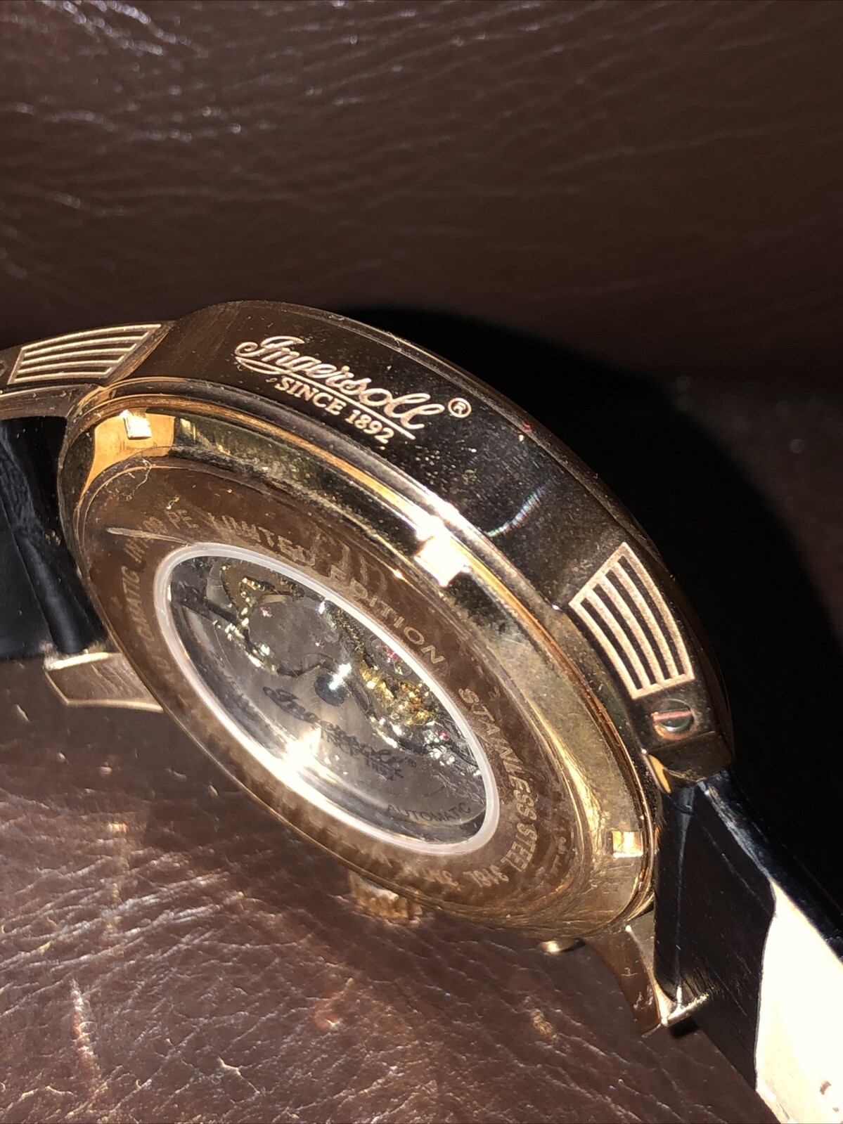INGERSOLL IN1409 PE AUTOMATIC COOPER BLACK DIAL WATCH DUSTY ROSE LMTD EDITION 👀