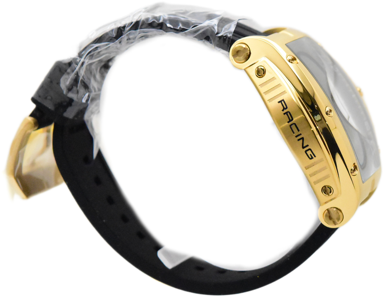 Invicta S1 Rally Diablo Racing RPM Men’s 50mm Black Gold Quartz Watch 47386