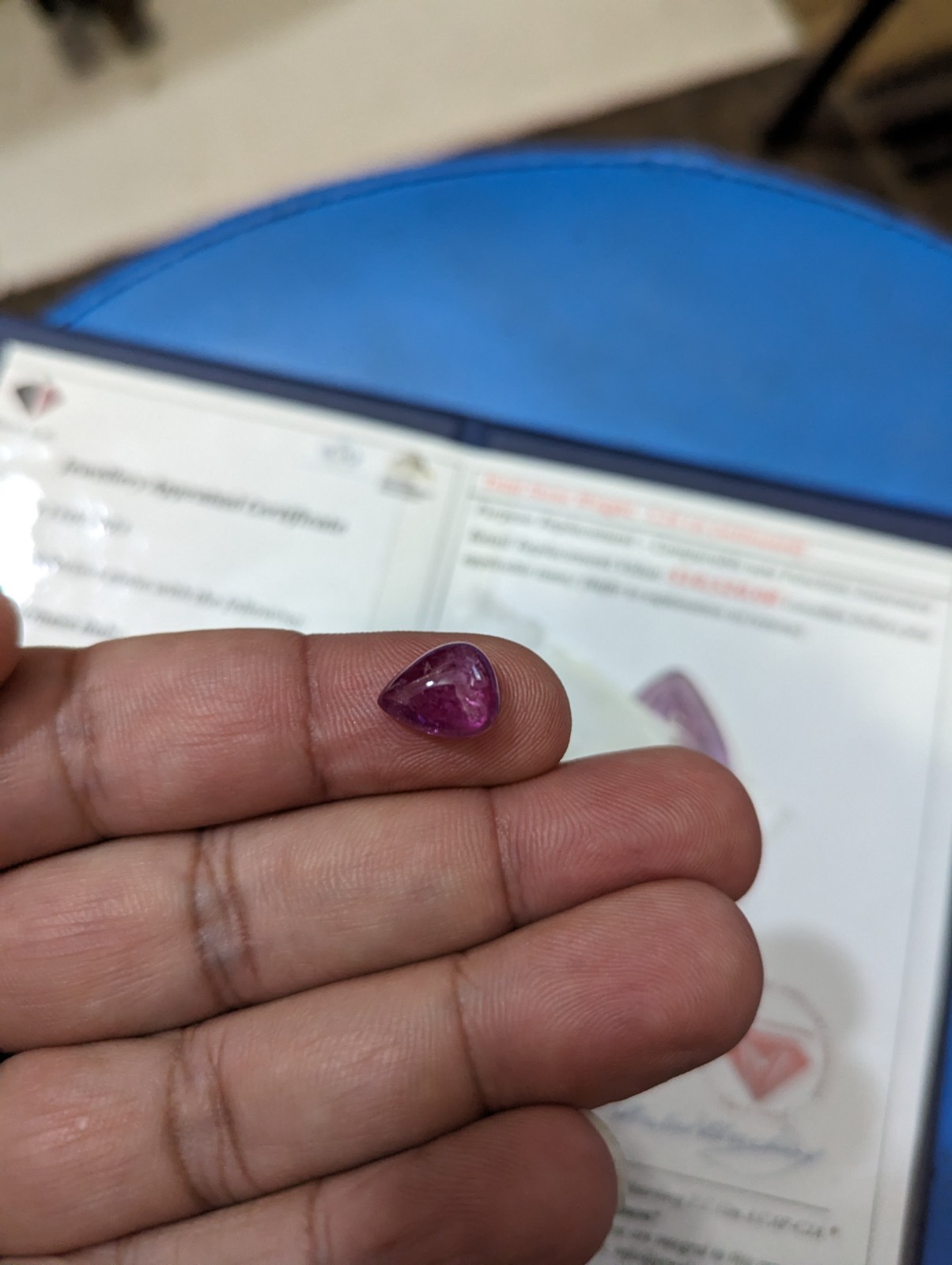 Natural Burmese Ruby – 5.26cts., Good saturation, very good cut