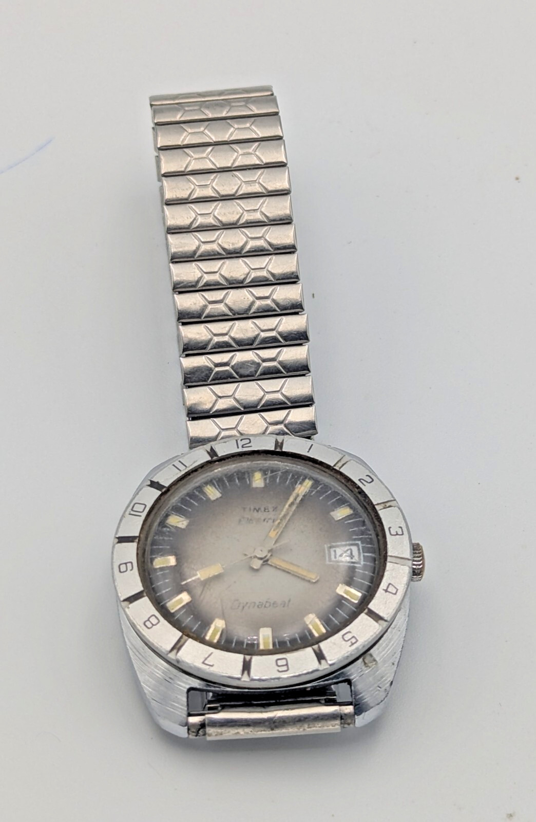 Vintage TIMEX ELECTRIC DYNABEAT Men’s Single Strap Wristwatch, Working