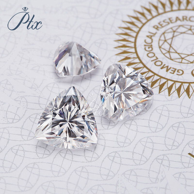 White D Color Trillion Cut VVS1 Moissanite Stone Loose Diamond With Certificate