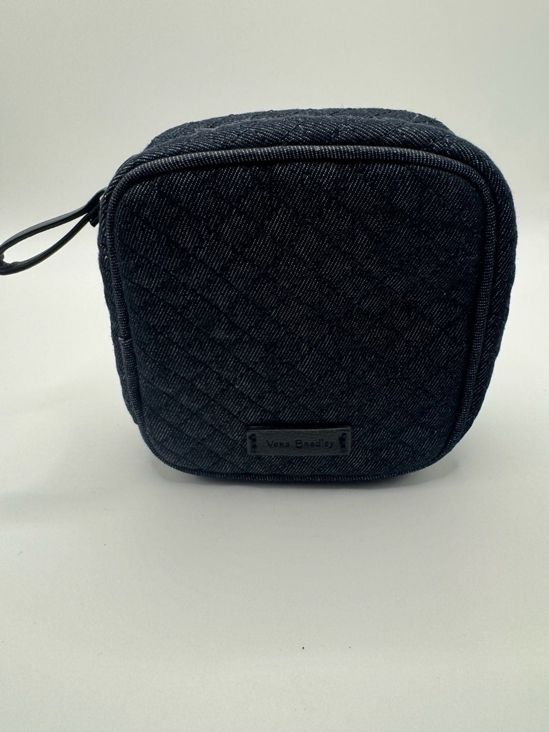 Vera Bradley Quilted Denim Jewelry Organizer Travel Case