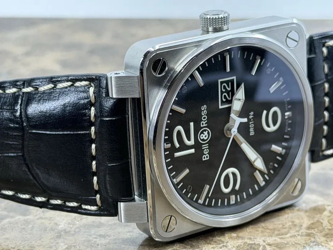 Bell & Ross BR01-96 Big Date Automatic 46mm with 4 sets of Straps Box Booklets