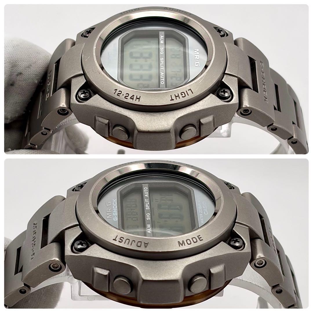 Casio MR-G Jazzy Full Titanium Grey Digital Watch Japan New Battery 0714561
