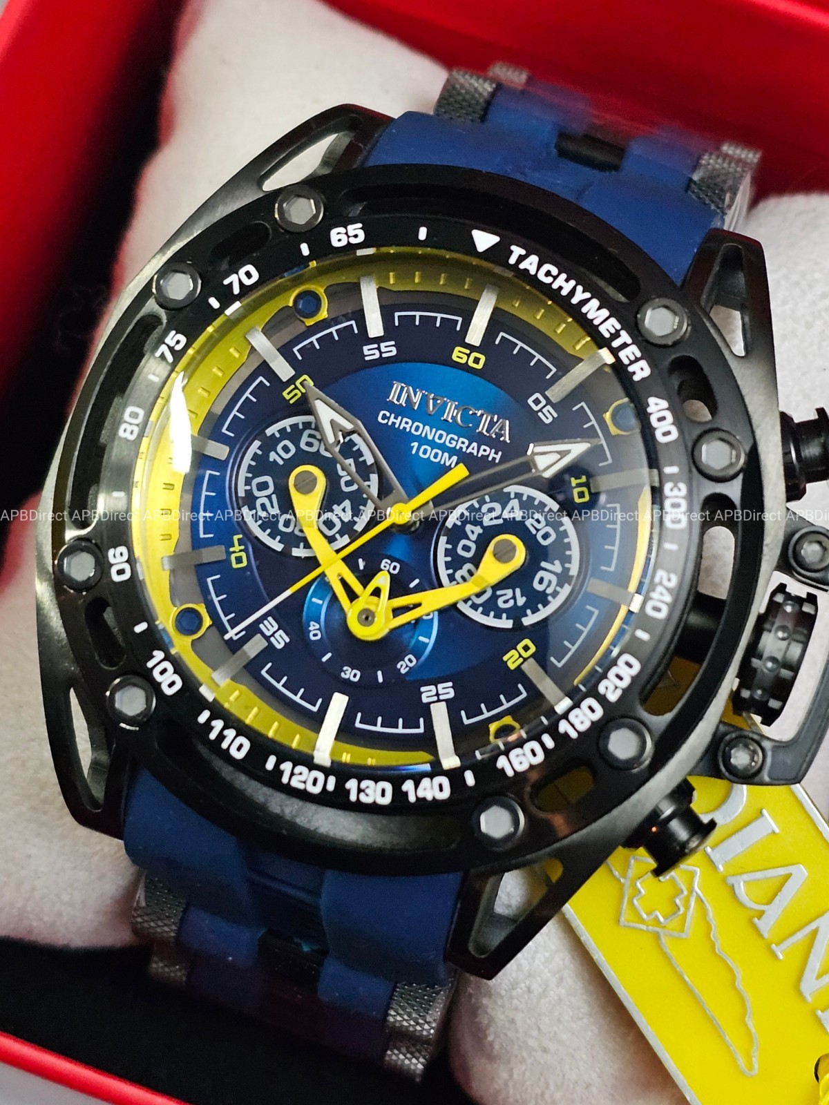 Invicta – S1 Rally – SPINNING DIALS Chronograph Flame-Fusion Crystal Mens Watch