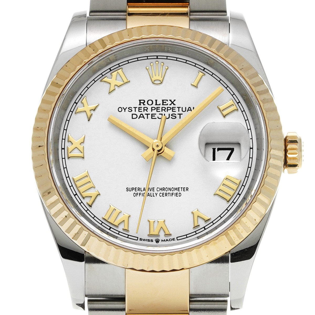 ROLEX Datejust 36 126233 white WATCH 709110