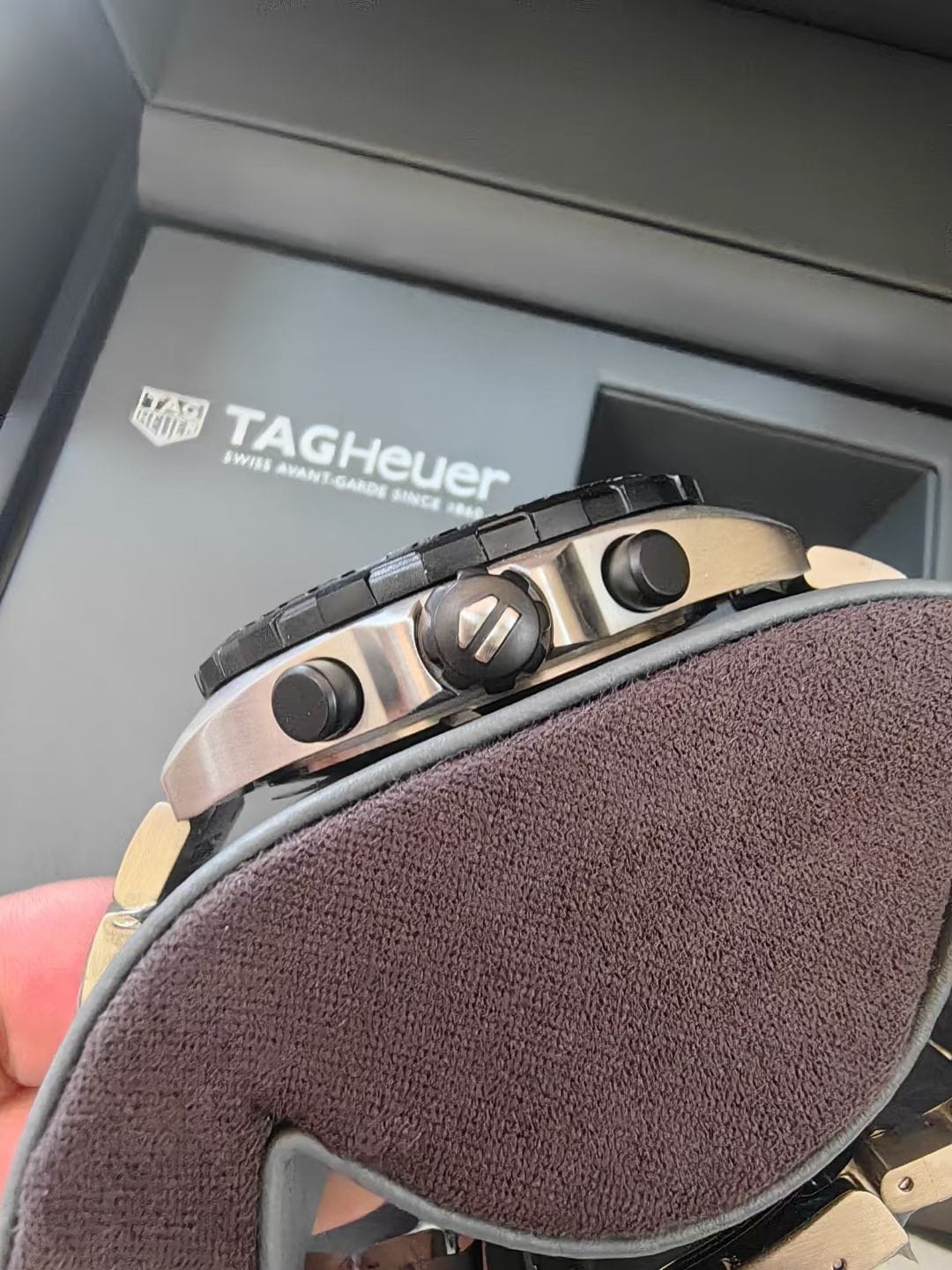 TAG Heuer Formula 1 Chronograph Green Dial Steel CAZ101AP.BA0842
