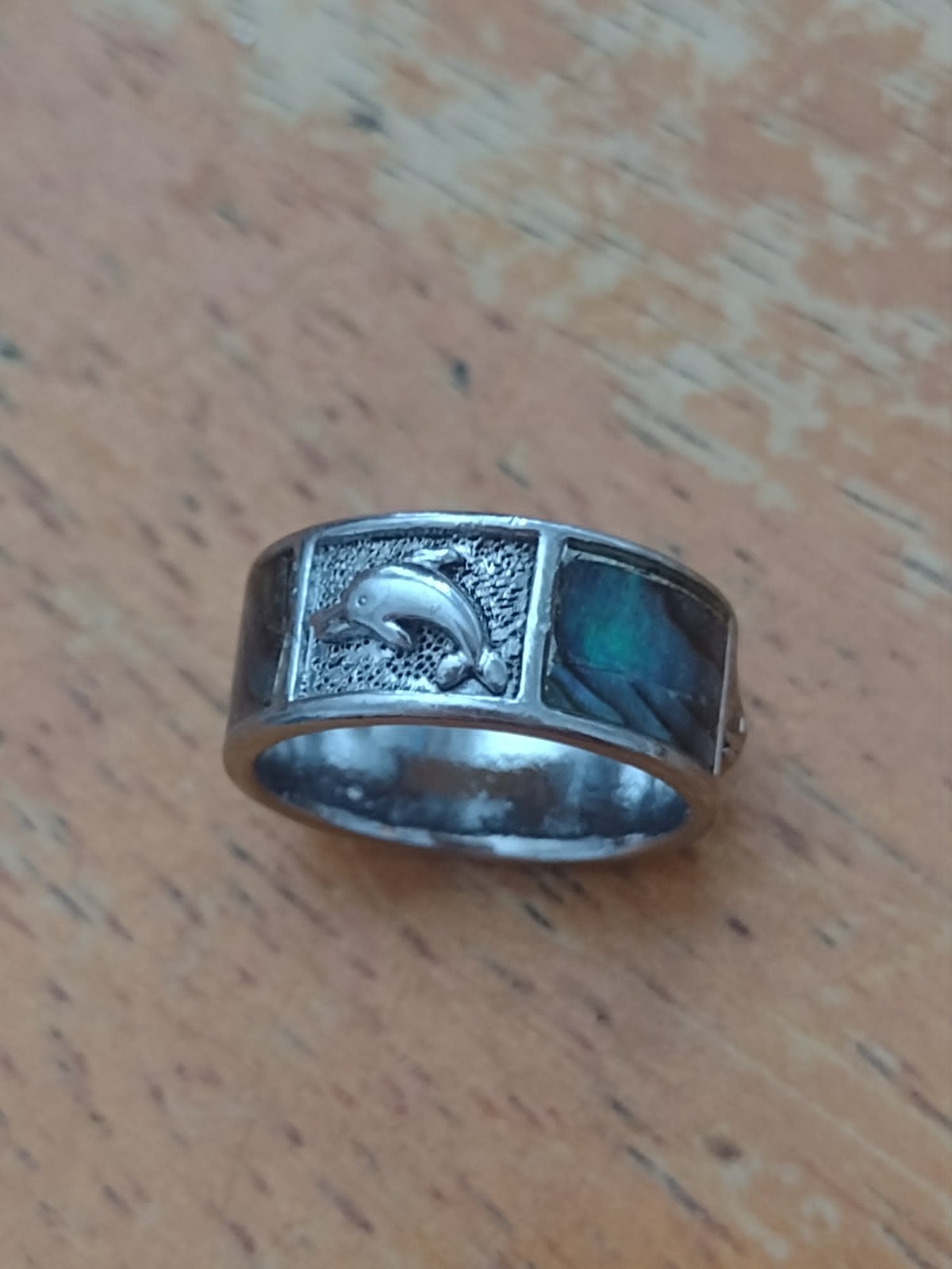 multicolor dolphin ring size 5