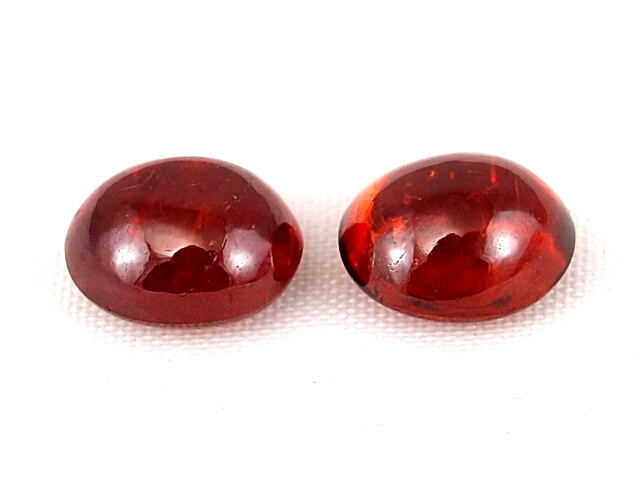 Shola Genuine 9.79 Ct Natural Red Orange Spessartine Mandarin Garnet Pair