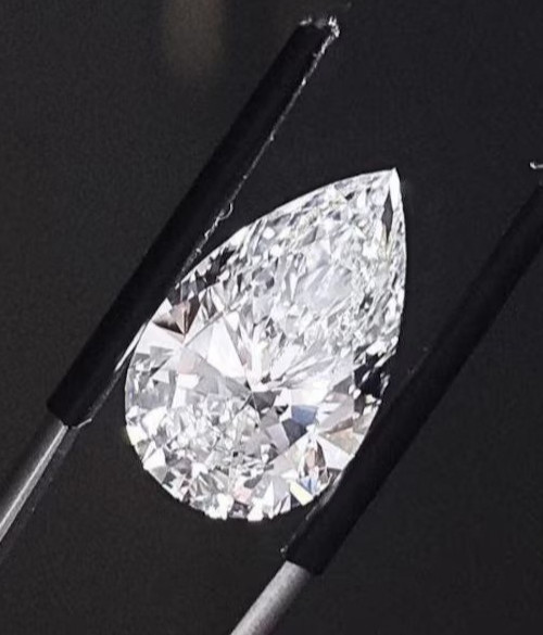 CERTIFIED 4.15 Carat Natural Diamond D Grade Pear CUT LOOSE VVS1/ 13.2 mm