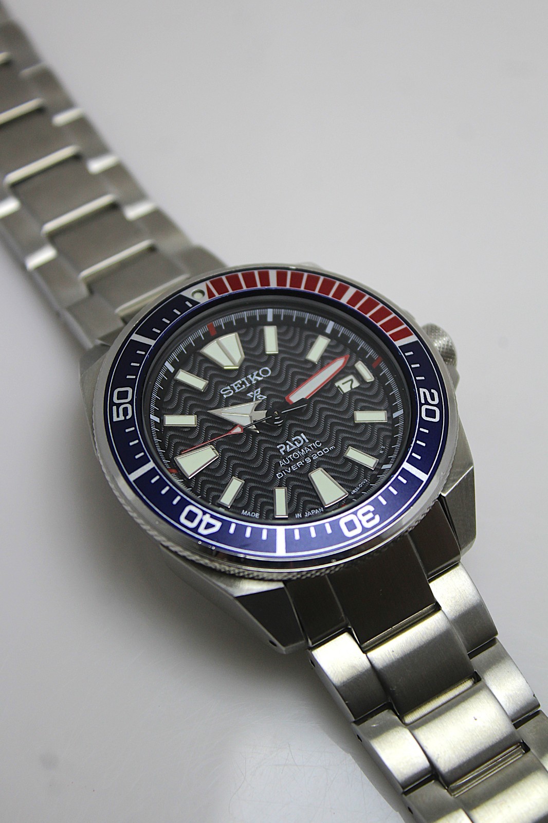 Seiko Prospex Sea Padi Samurai Automatic Black Dial Divers Japan Men’s Watch