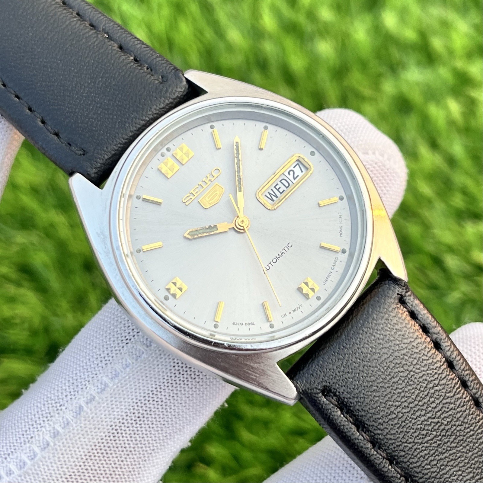 Vintage Seiko 5 Dress Formal Automatic Japan Made Men’s Watch Cal 6309