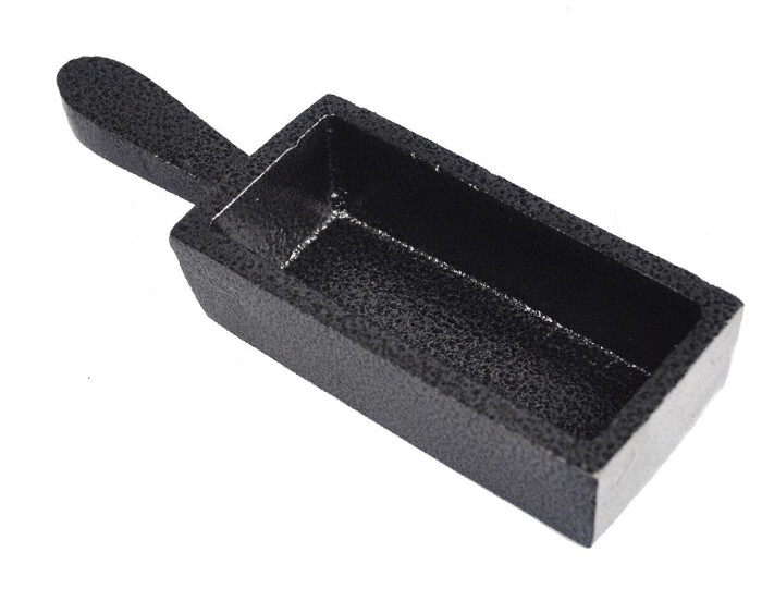 100 Troy Oz Loaf Cast Iron Ingot Mold Melting Casting Refining Jewelry Making