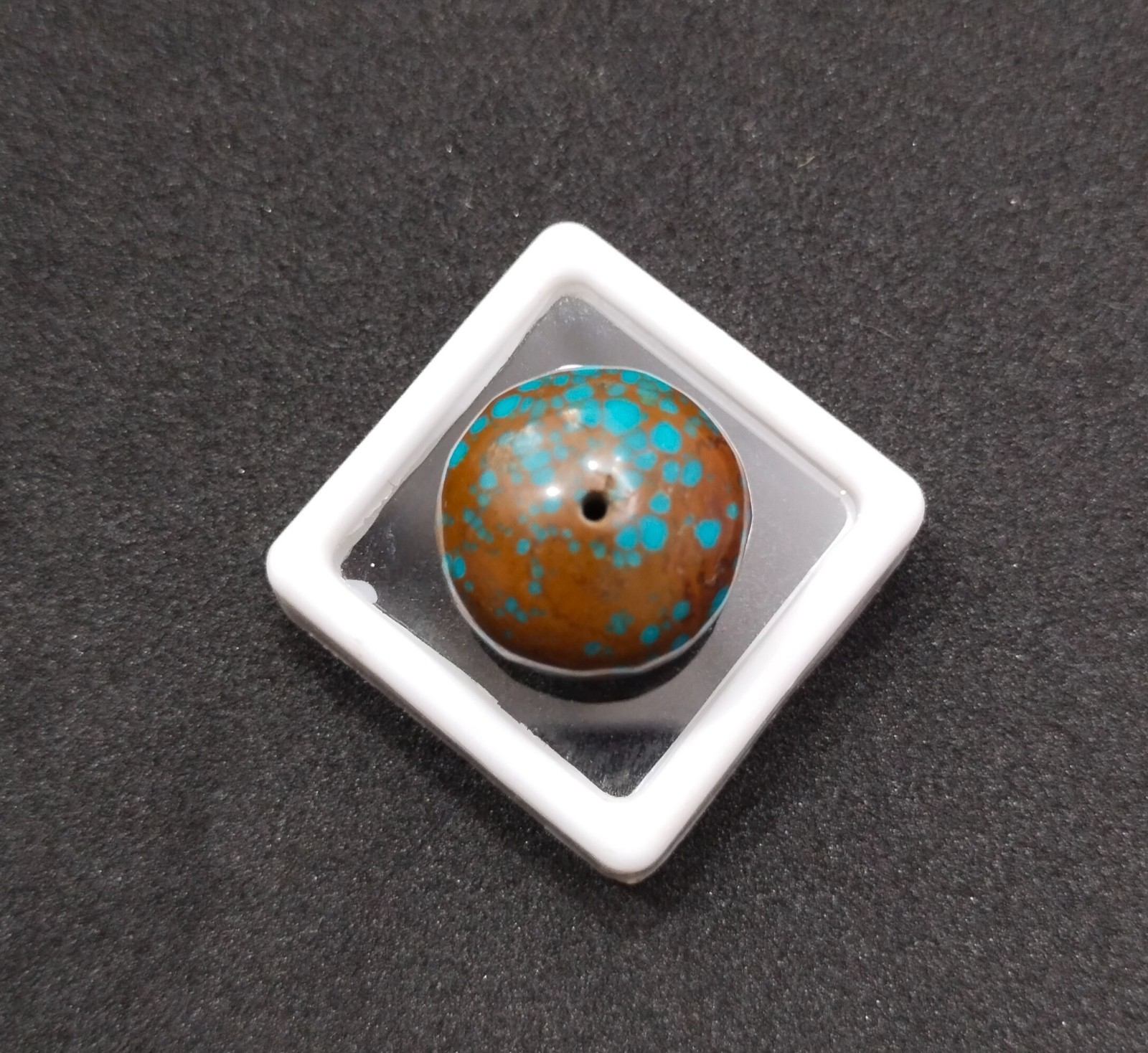 Tibetan Turquoise Round Tyre Beads, 18x13mm Loose Gemstone For Jewelry Making