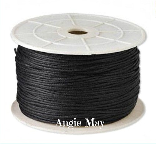 100 Meter (328 Feet) Spool 1mm Premium Waxed Cotton Beading Cord