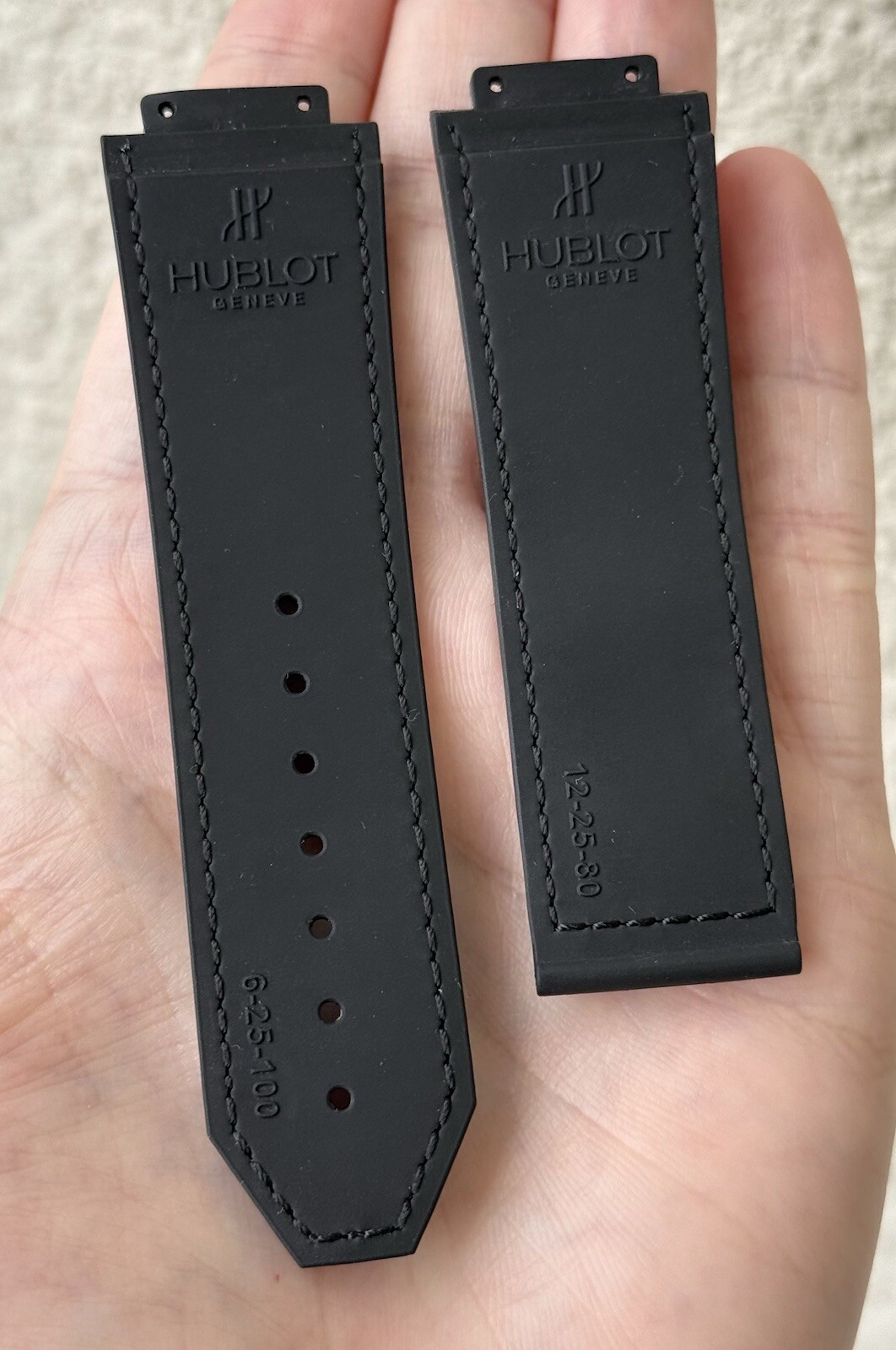 Hublot Big Bang 44mm 25mm x 22mm Blue Alligator Watch Strap Band Authentic OEM