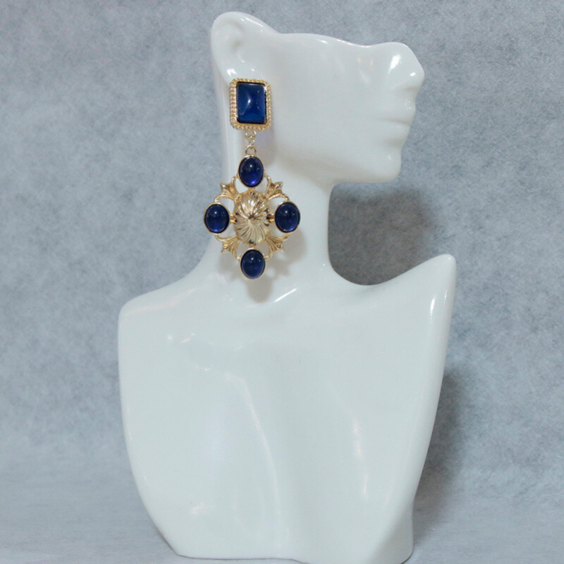 Bohemian Style Vintage Glass Earrings Accessories