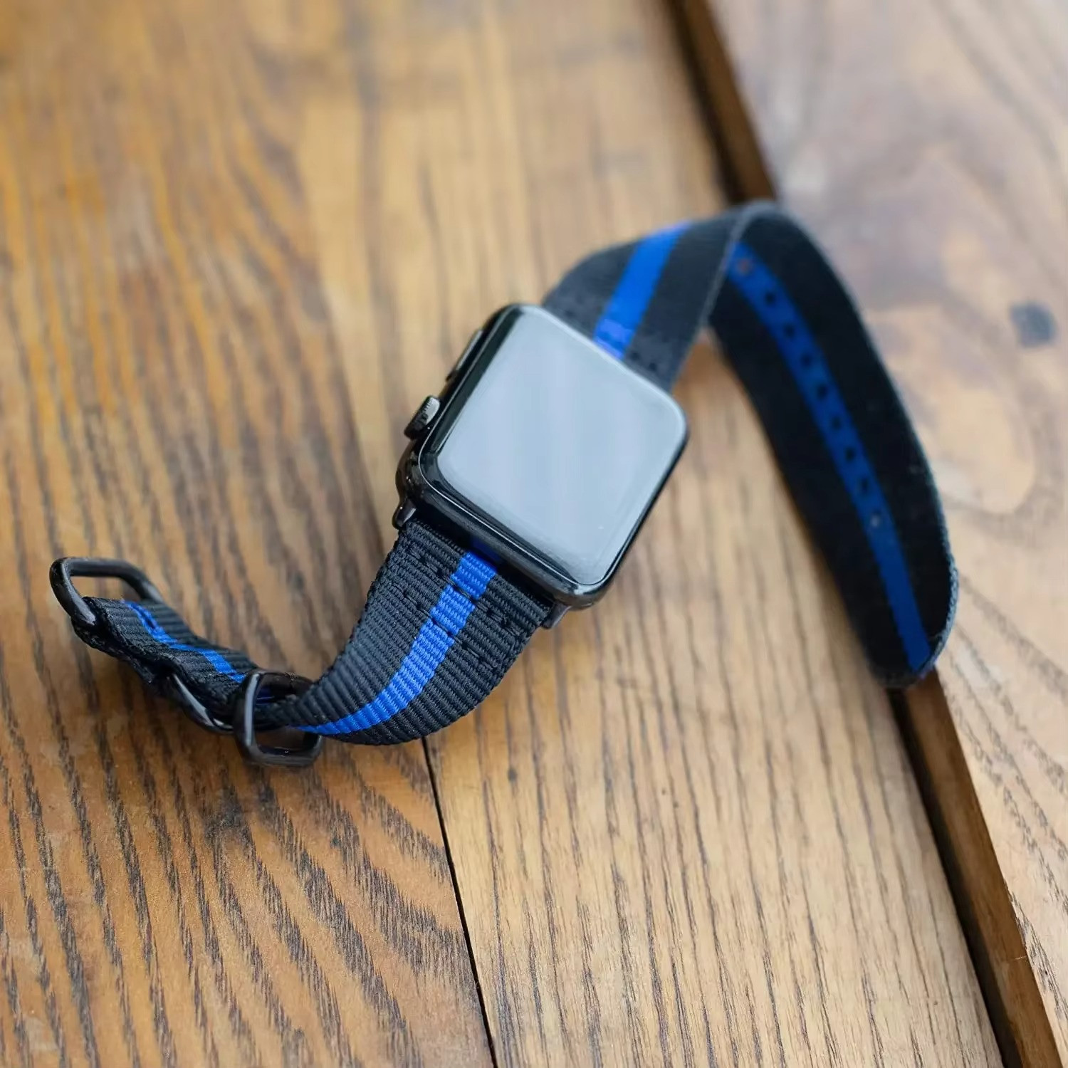 Nylon Strap For Apple watch band Ultra 2 45mm 41mm 42mm 49mm Military Woven band